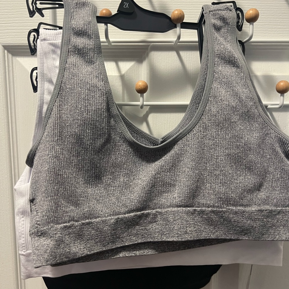 Kathy Ireland Black Plus Too Comfort Racerback Bralette Set - Plus, Size: US 2XL